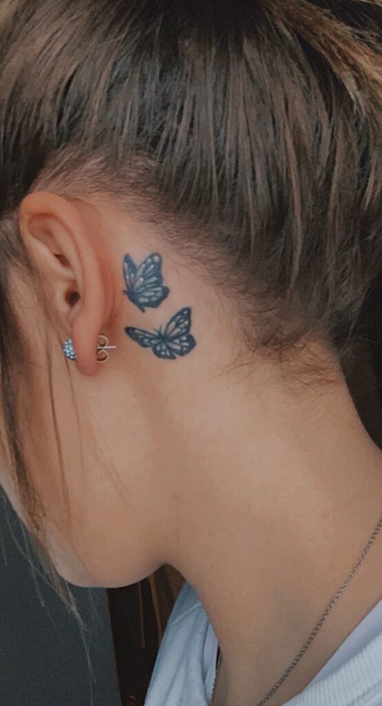 Behind The Ear Tattoo 88