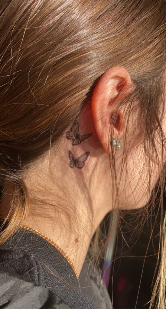 Behind The Ear Tattoo 97