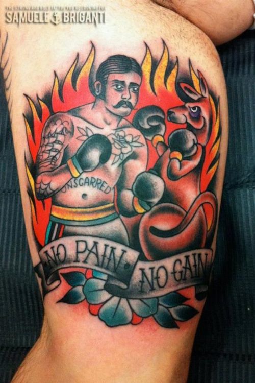 Boxing Tattoos 79