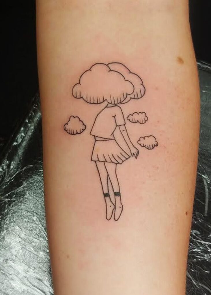 Cloud Tattoos 40