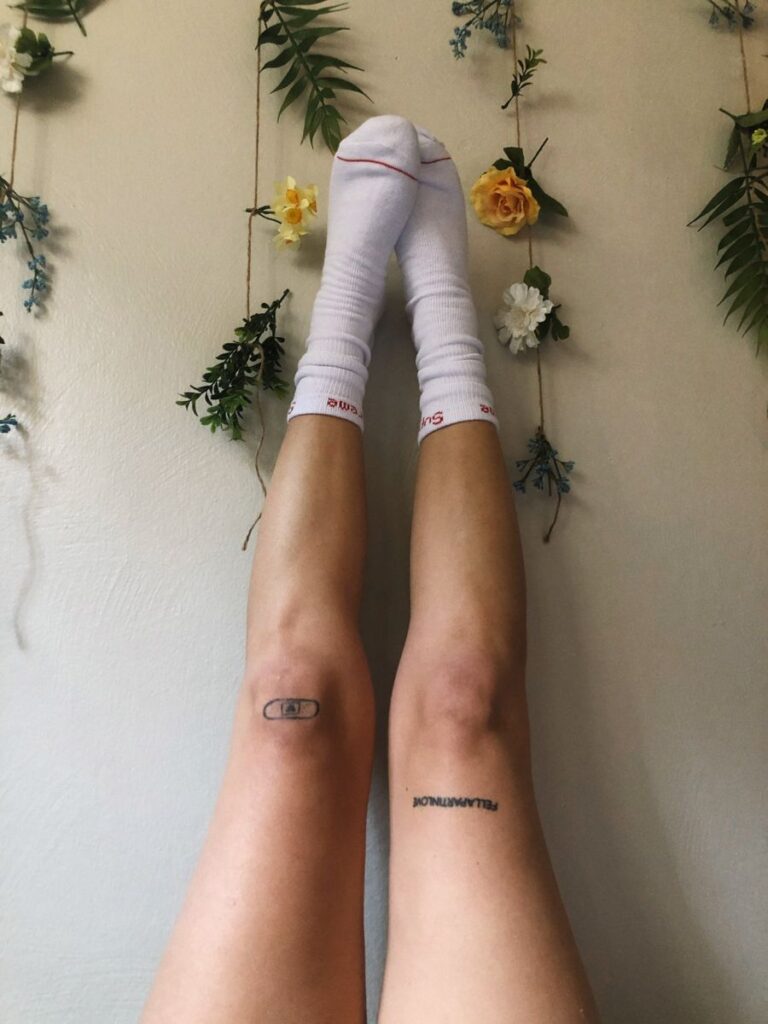 Knee Tattoos 109