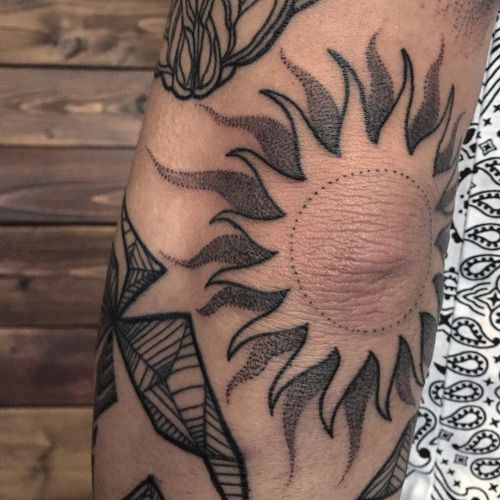 Knee Tattoos 123