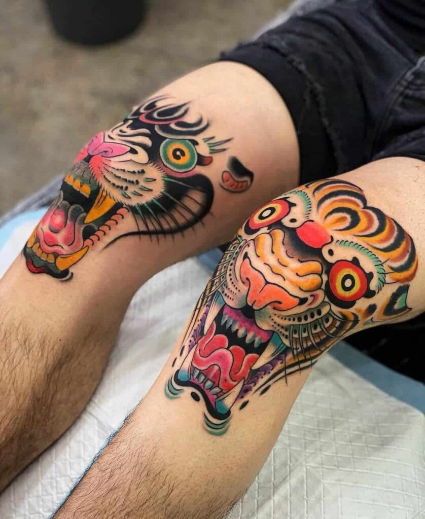 Knee Tattoos 130