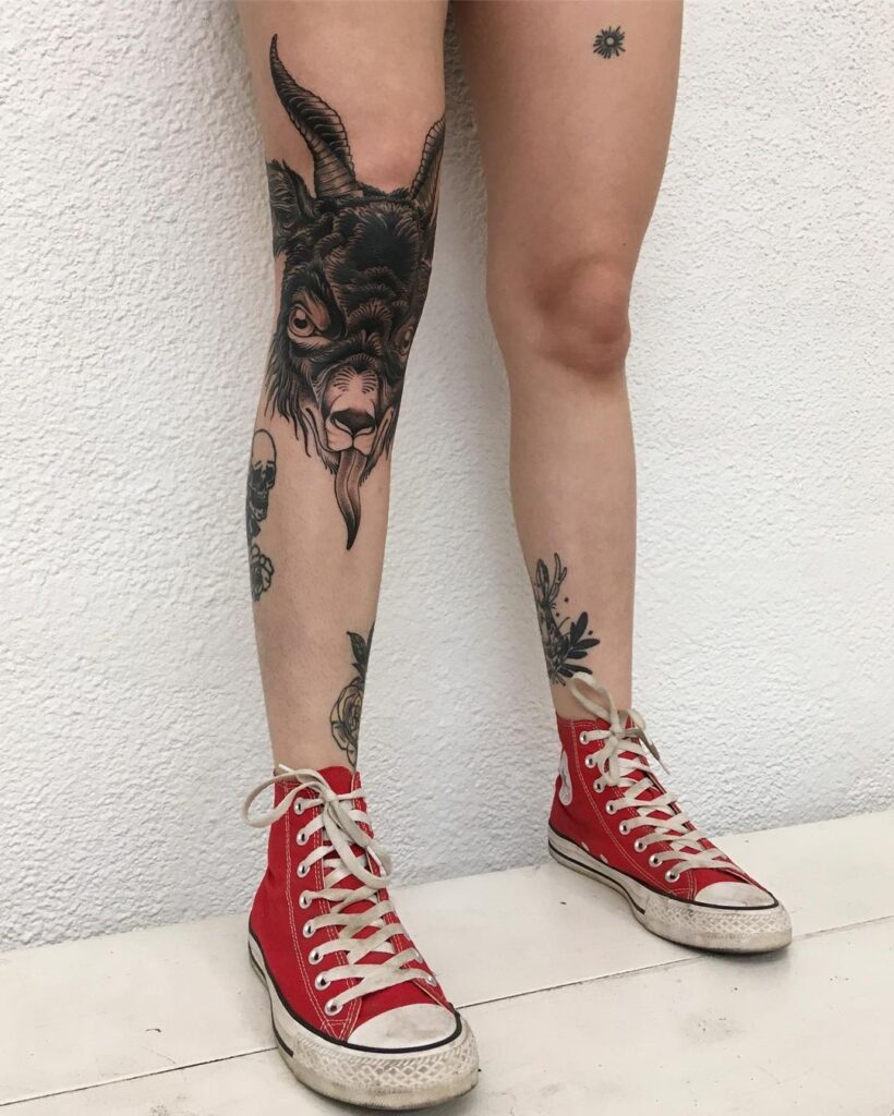 Knee Tattoos 155
