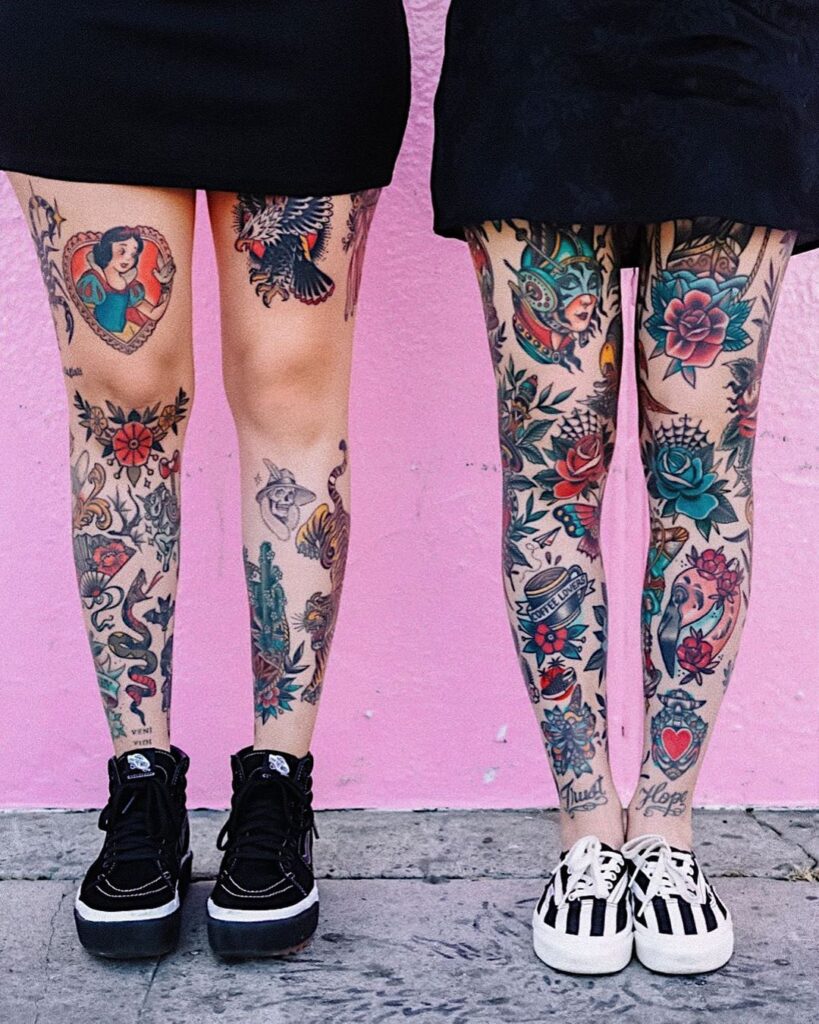 Knee Tattoos 157