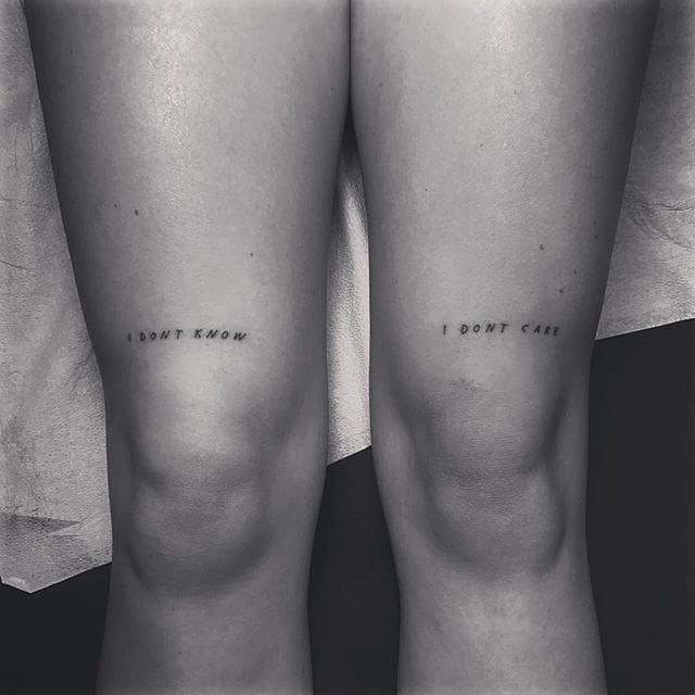 Knee Tattoos 17