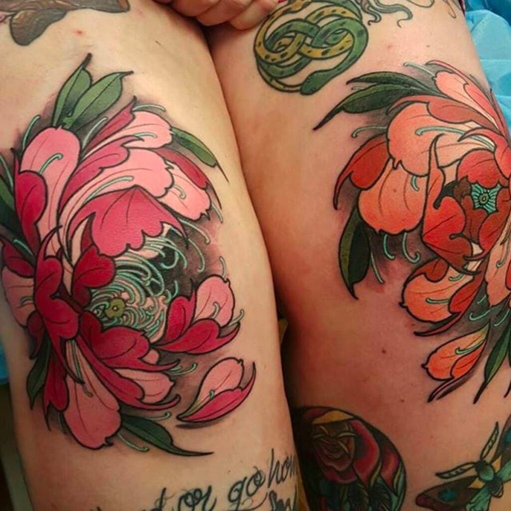 Knee Tattoos 179