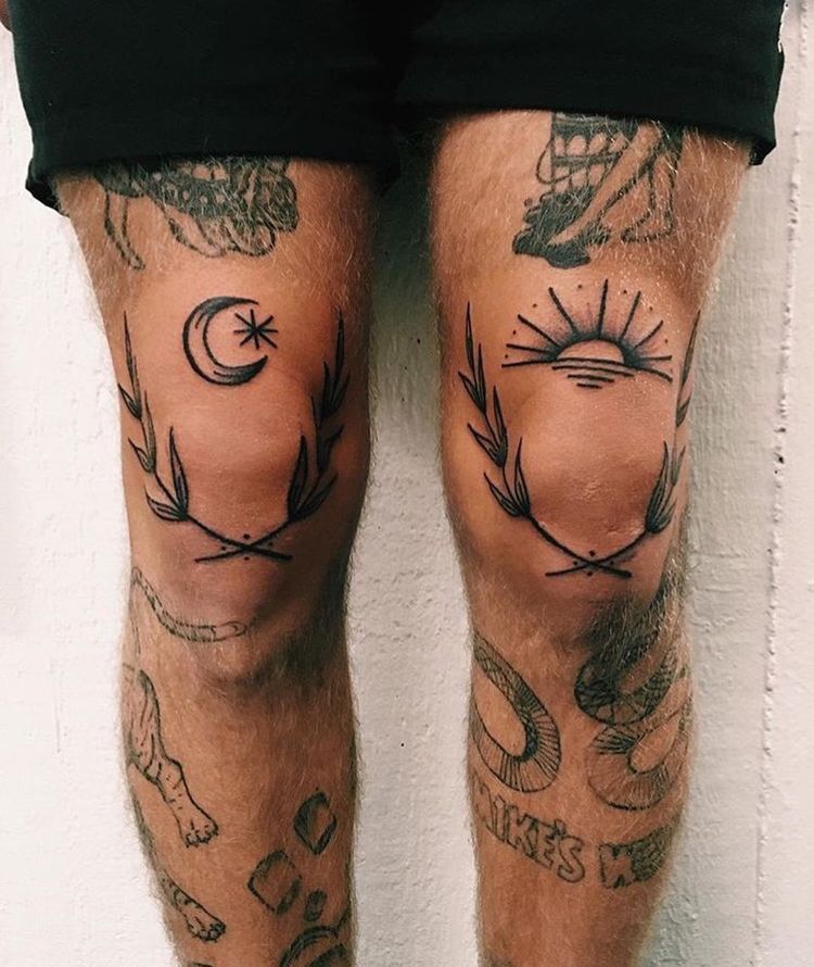 Knee Tattoos 182