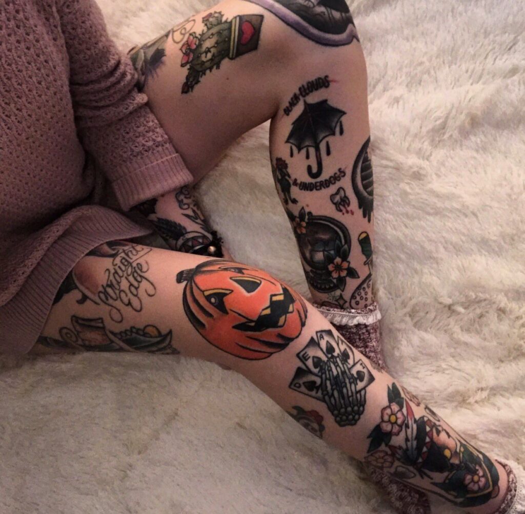 Knee Tattoos 185
