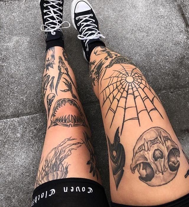 Knee Tattoos 187