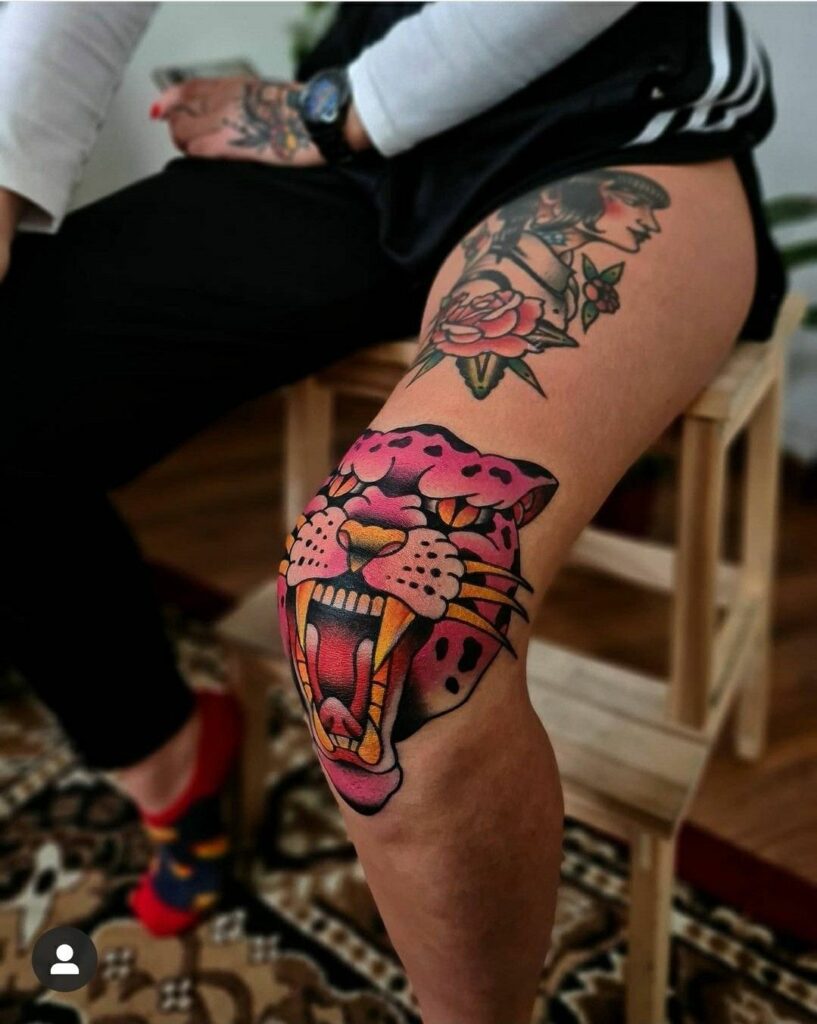 Knee Tattoos 19