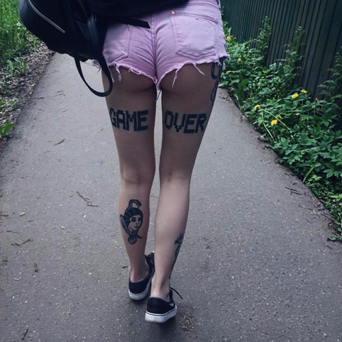 Knee Tattoos 2