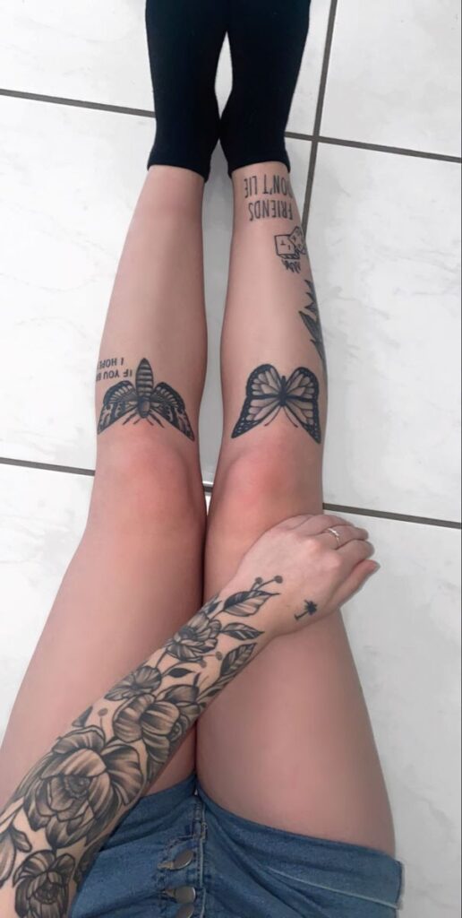 Knee Tattoos 21