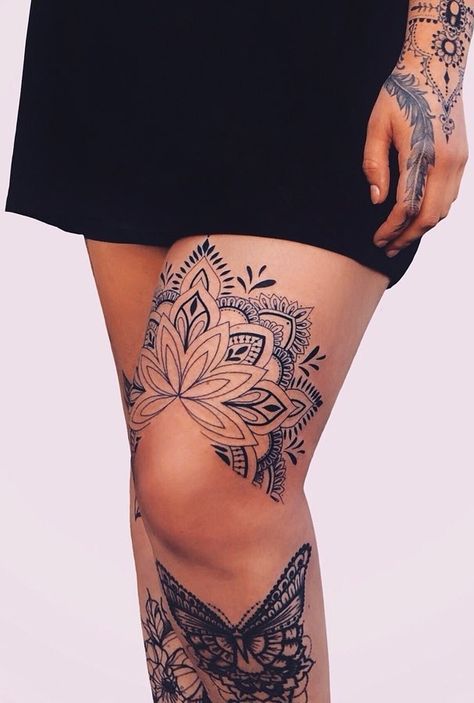 Knee Tattoos 28