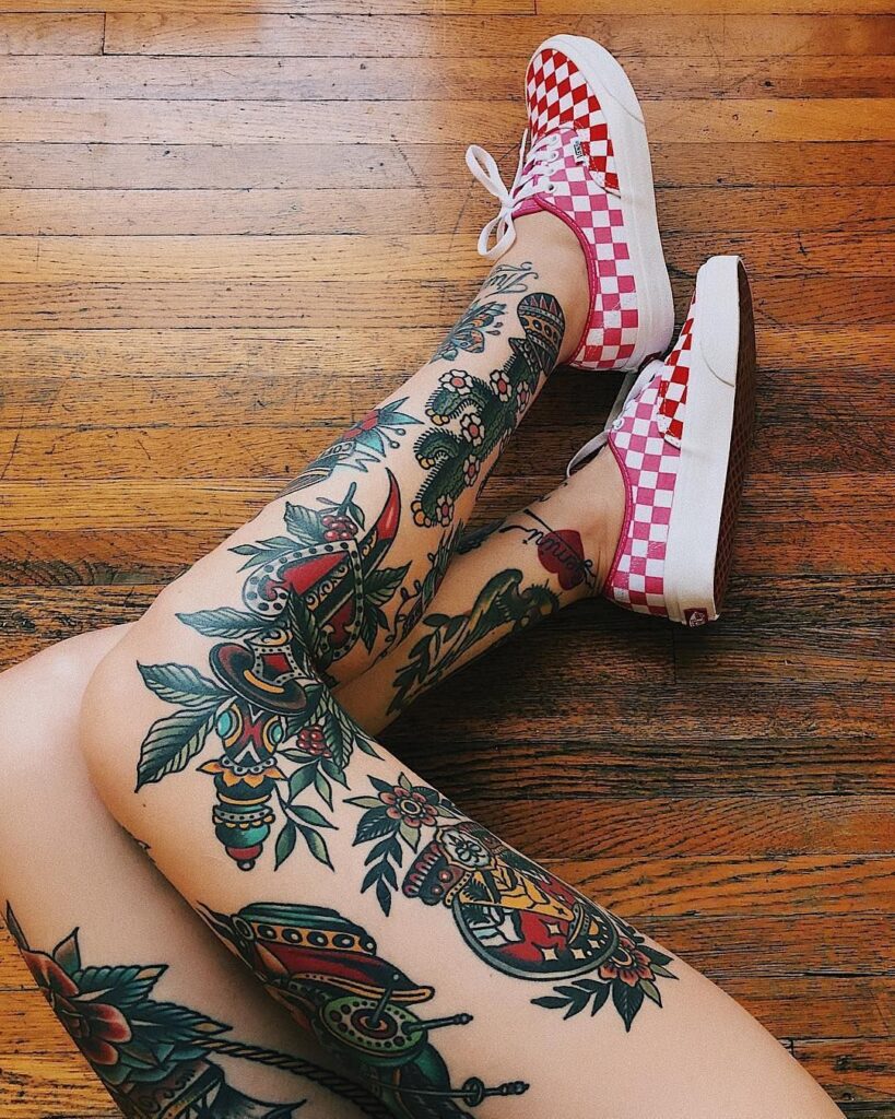 Knee Tattoos 31