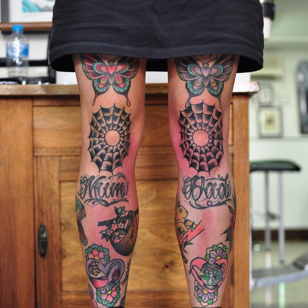 Knee Tattoos 5