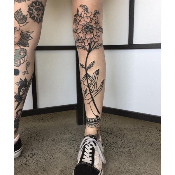 Knee Tattoos 54