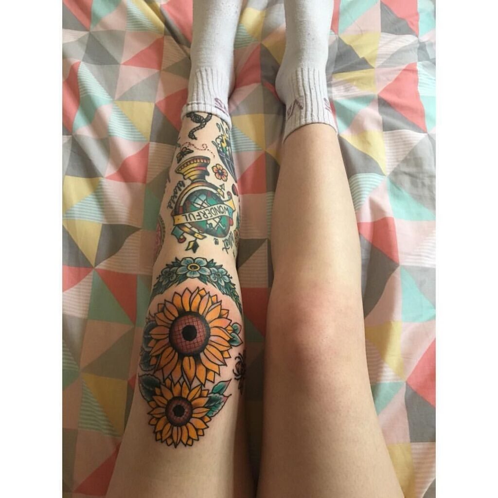 Knee Tattoos 76