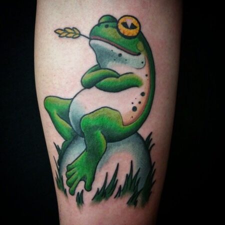 110+ Cool Frog Tattoos Designs With Meanings (2022) - TattoosBoyGirl