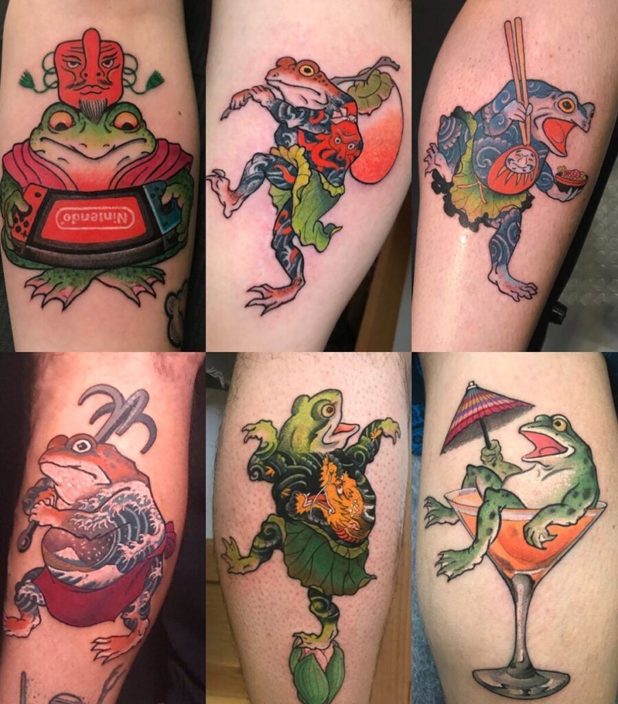 Japanese Frog Tattoo Meaning History and Design Ideas  Kenshi Crew