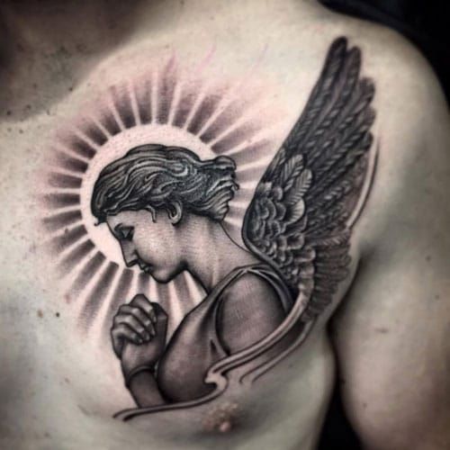 Guardian Angel Tattoos 16