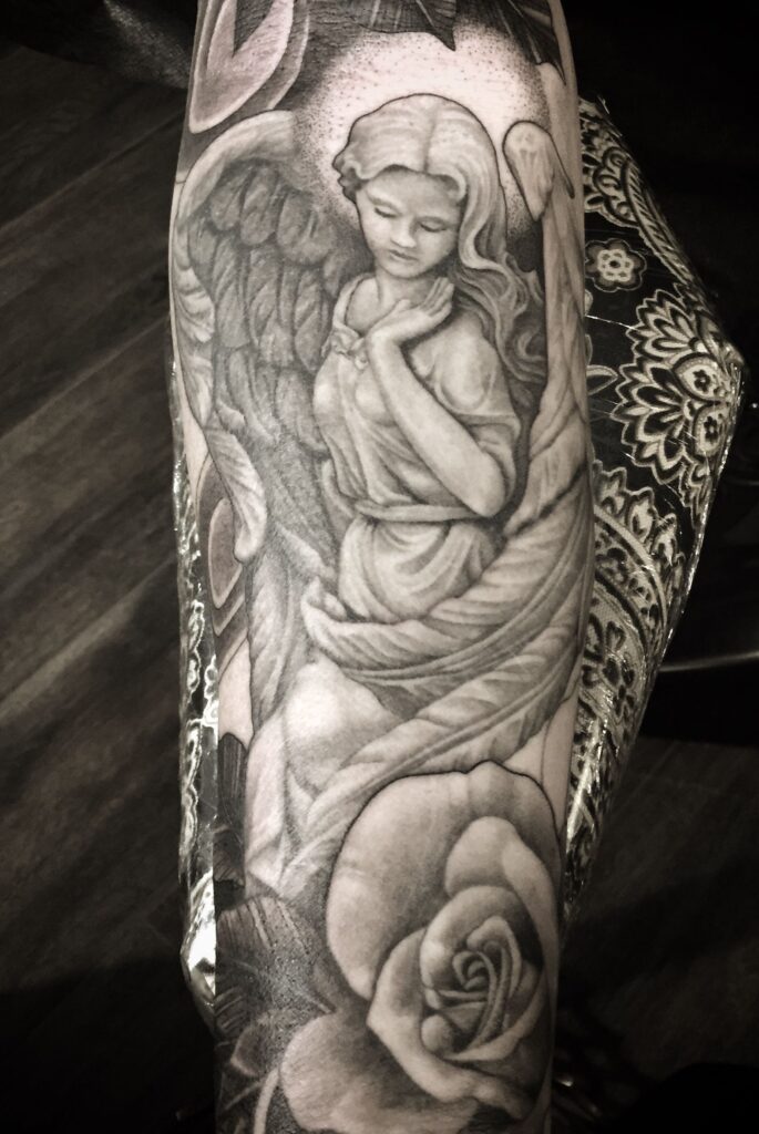 Guardian Angel Tattoos 25