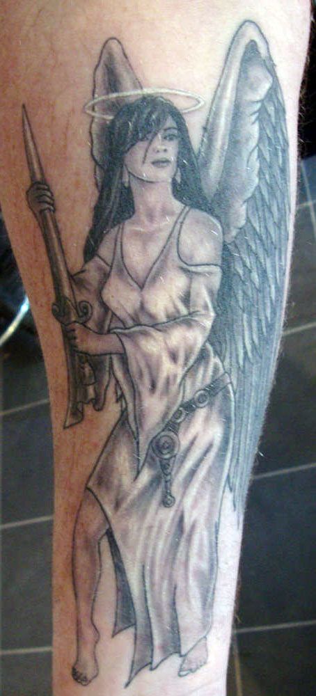 Guardian Angel Tattoos 32