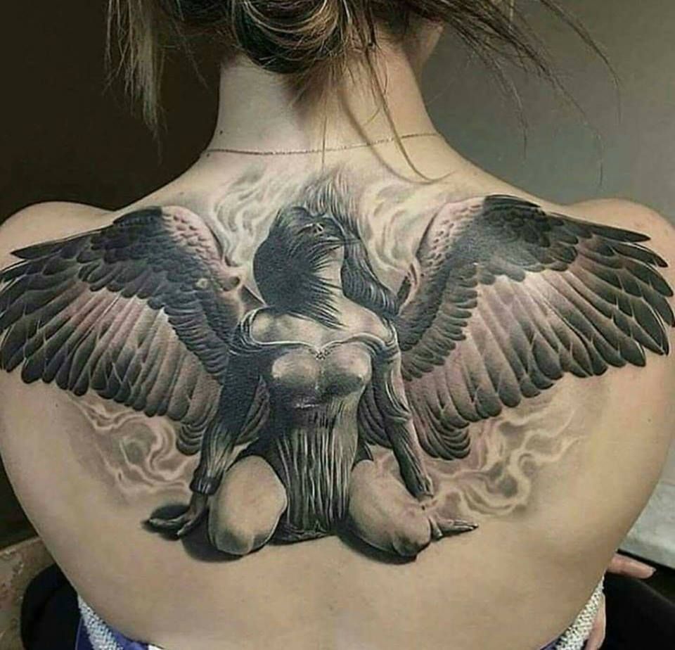 Guardian Angel Tattoos 47