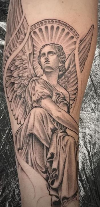 Guardian Angel Tattoos 57