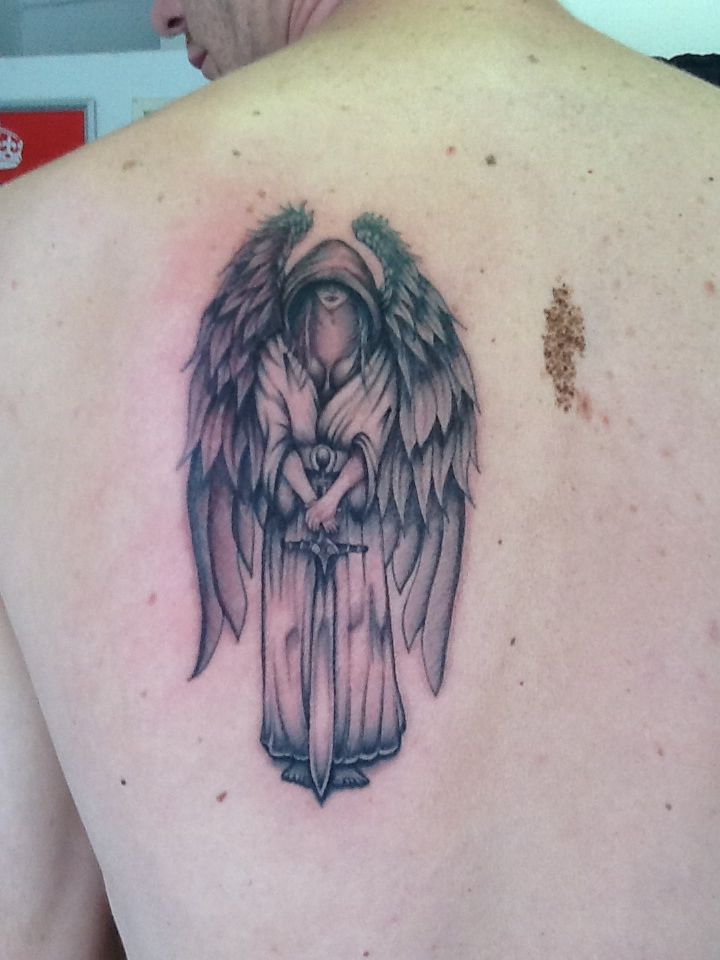Guardian Angel Tattoos 91