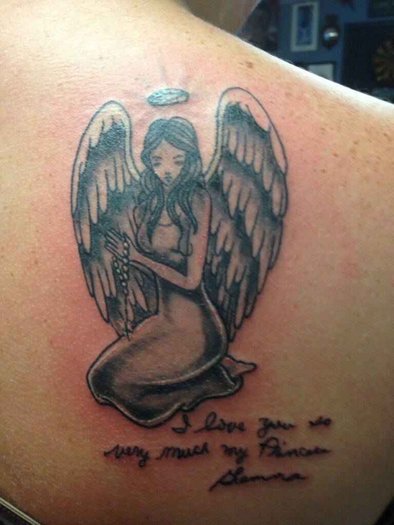 Guardian Angel Tattoos 95