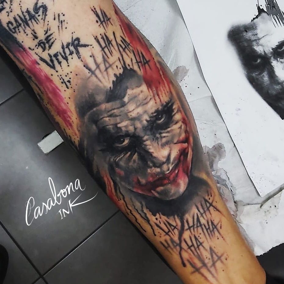 Joker Tattoos 16
