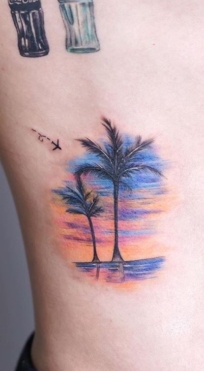 Palm Tree Tattoos 11