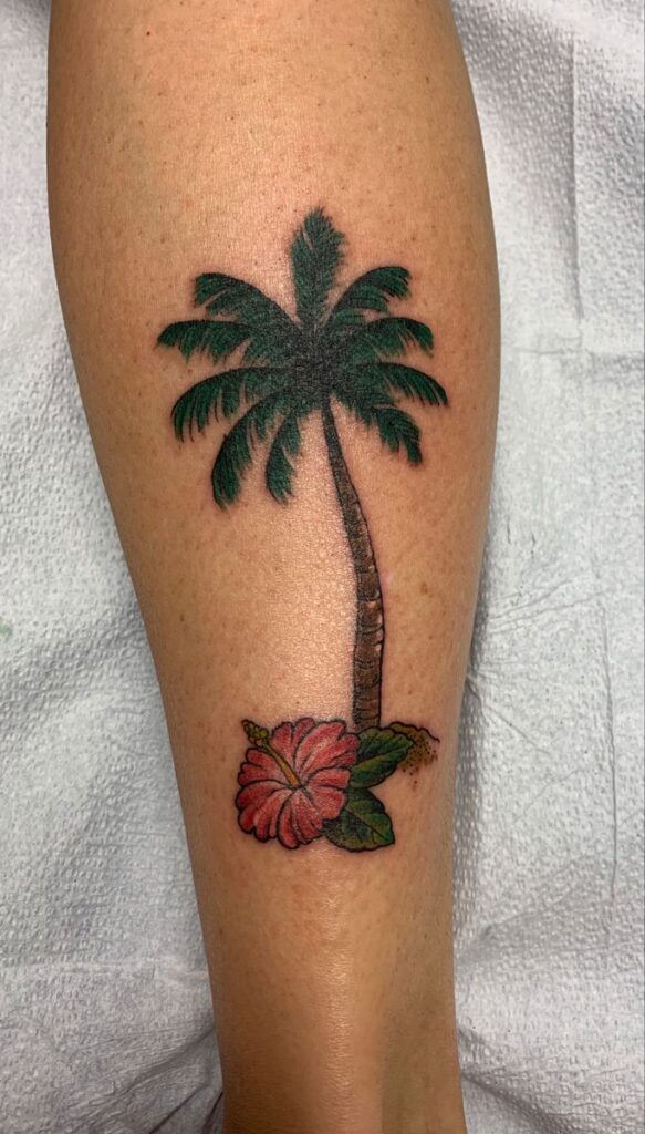 Palm Tree Tattoos 113