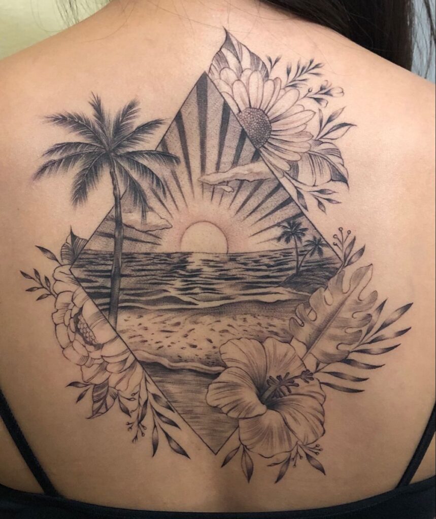 Palm Tree Tattoos 12