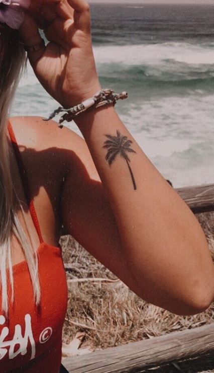 Palm Tree Tattoos 136