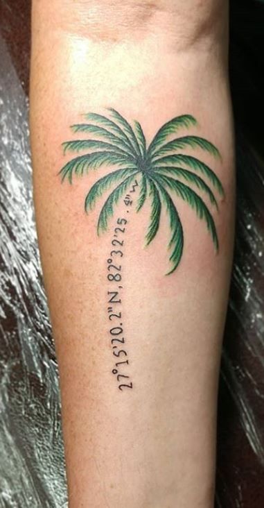 Palm Tree Tattoos 137