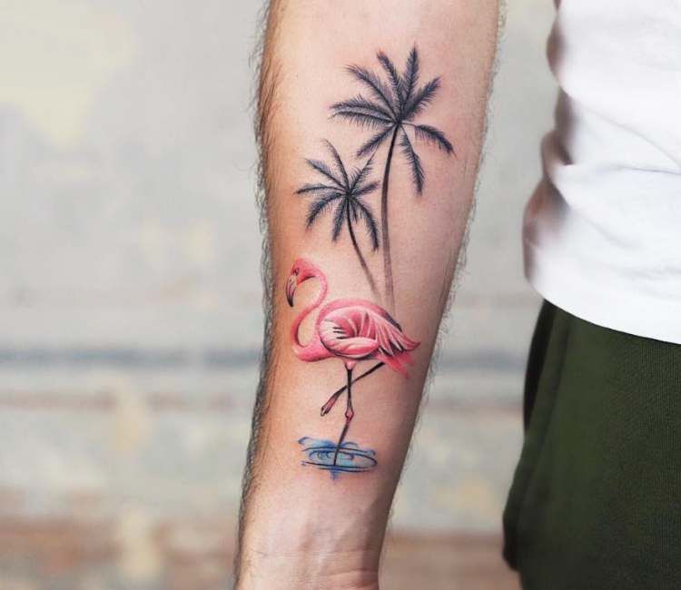 Palm Tree Tattoos 14