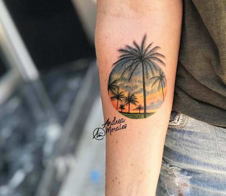 Palm Tree Tattoos 144