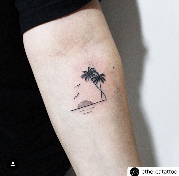 Palm Tree Tattoos 156