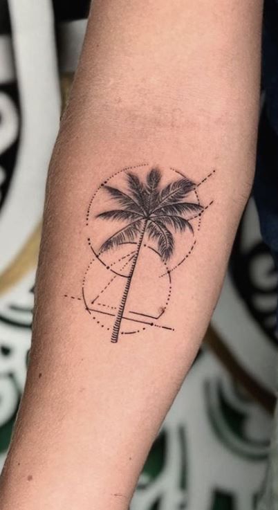 Palm Tree Tattoos 16