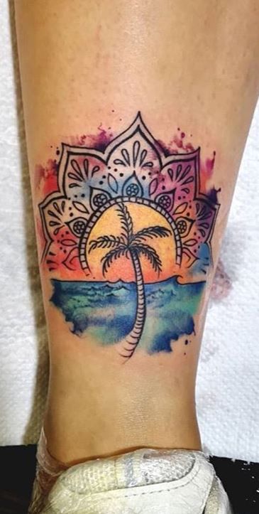 Palm Tree Tattoos 162