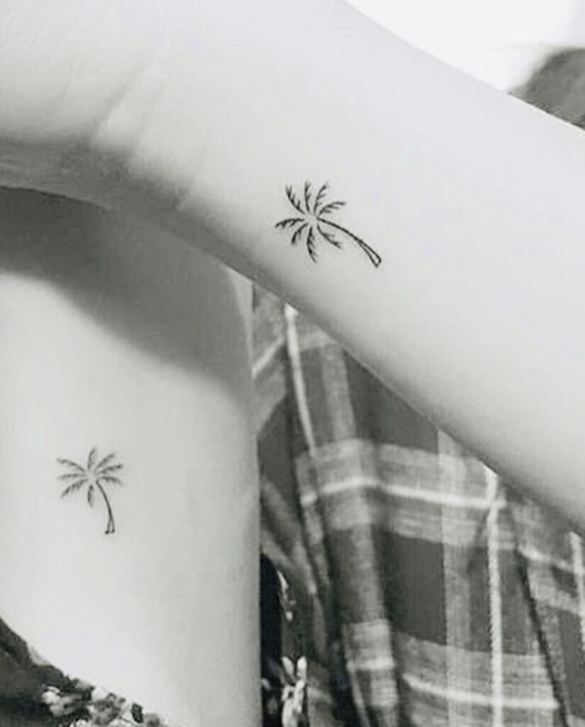 Palm Tree Tattoos 164