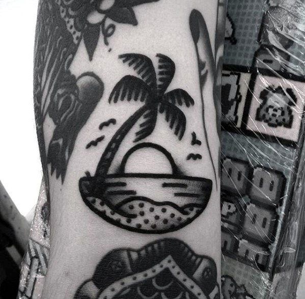 Palm Tree Tattoos 168