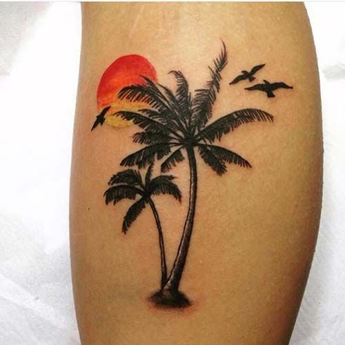 Palm Tree Tattoos 183