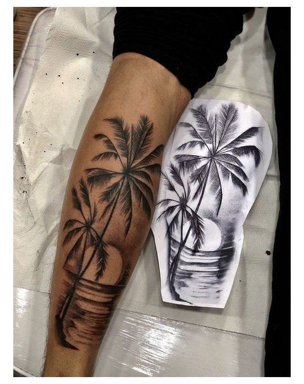 Palm Tree Tattoos 187