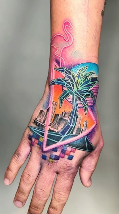 Palm Tree Tattoos 19