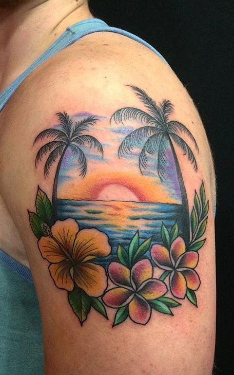 Palm Tree Tattoos 191