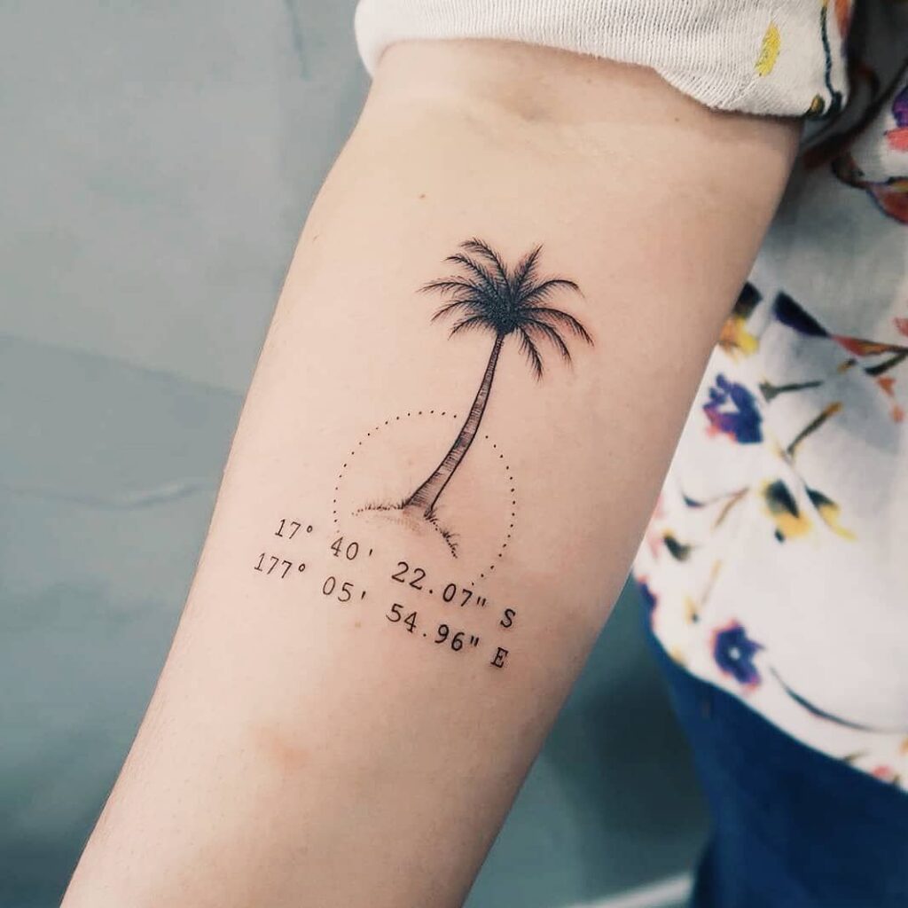 Palm Tree Tattoos 198