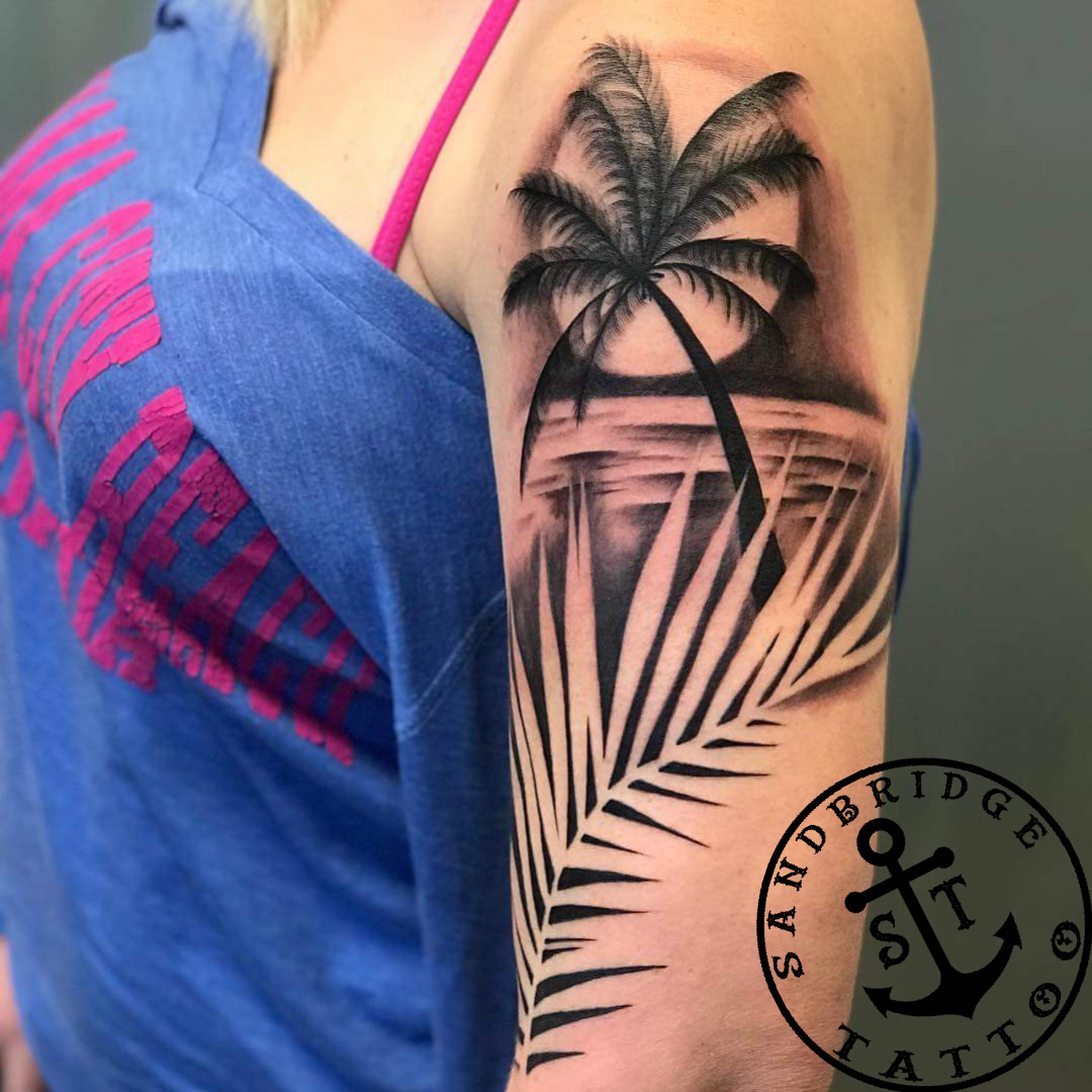 220+ Beautiful Palm Tree Tattoos Designs with Meanings (2022 ...